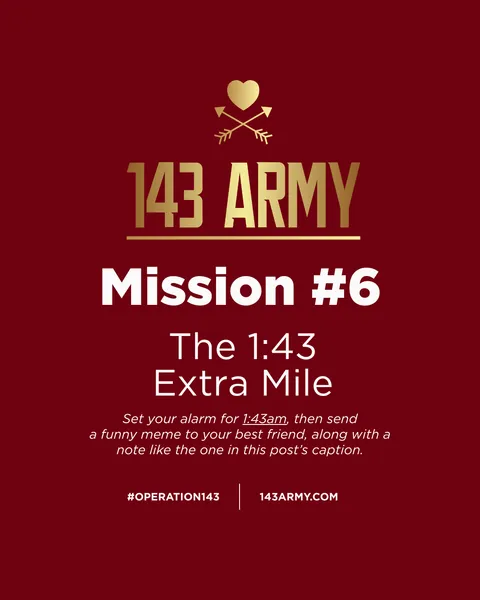 143 Army: Daily 143 Mission #6, first page