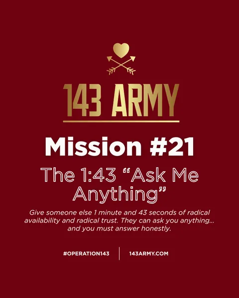 143 Army: Daily 143 Mission #21, first page