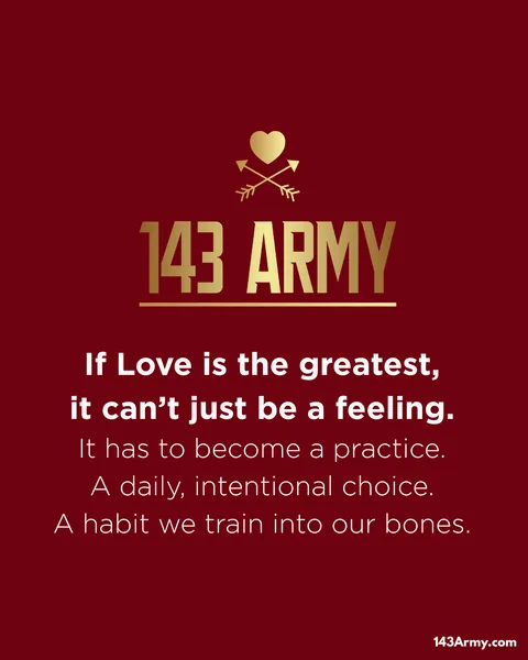 143 Army: Faith, hope, love. Cut 2, first page