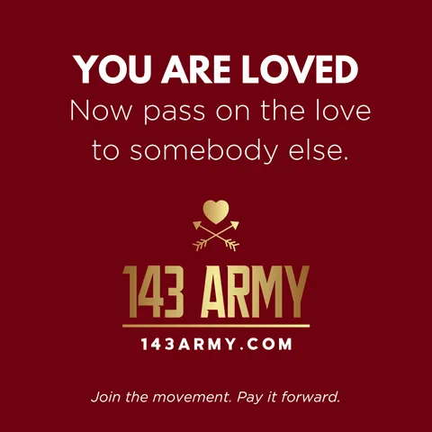 143 Army: Kindness cards, first page