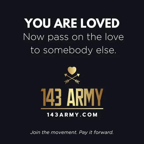143 Army: Kindness cards, second cut, first page