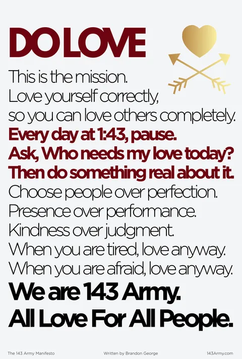 143 Army: The manifesto poster, second cut, first page