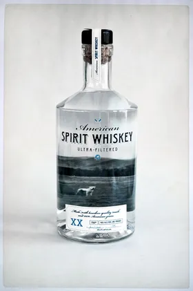 American Spirit Whiskey: Original bottle prototype we handmade from top to bottom