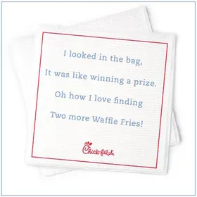 Chick-fil-A: Napkin Poetry Series (5 of 5)