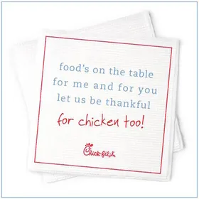 Chick-fil-A: Napkin Poetry Series (2 of 5)