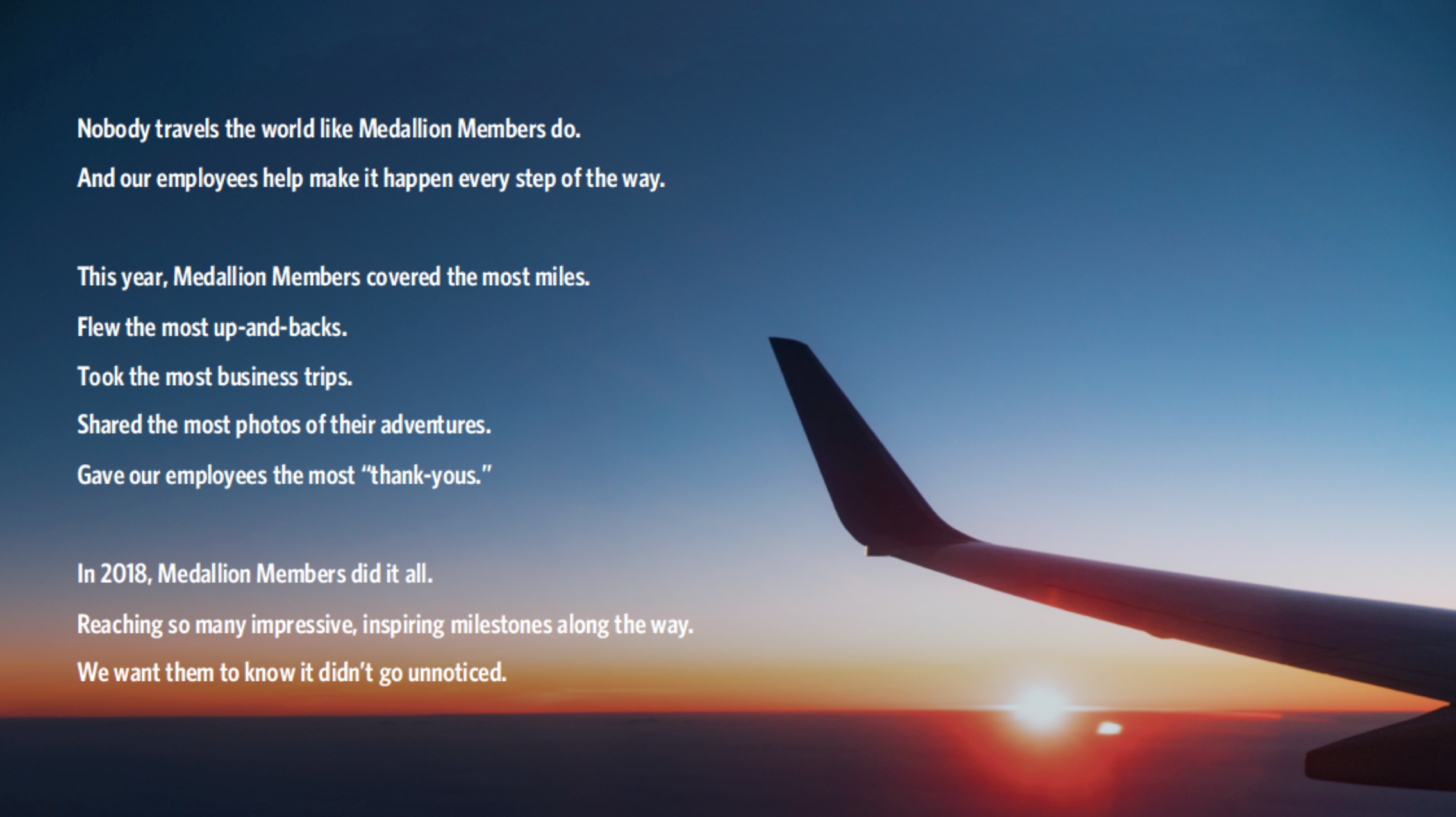 Delta Air Lines, The Delta Milestone Awards