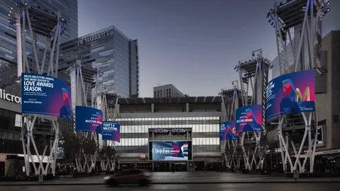 Delta Air Lines: L.A. is where awards shows live. So that's where we launched. (1 of 3)