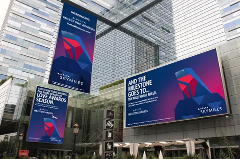 Delta Air Lines: L.A. is where awards shows live. So that's where we launched. (2 of 3)