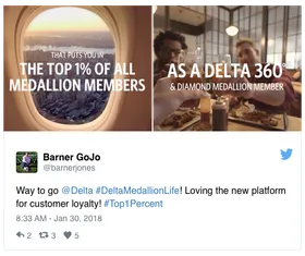 Delta Air Lines: Then the members did the talking. (1 of 3)