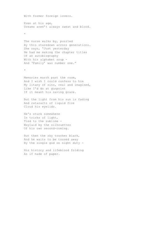 The typed manuscript page for Paper Tiger
