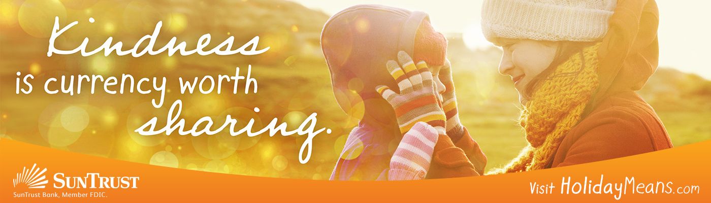 SunTrust Bank, Holiday Means Campaign, Billboards