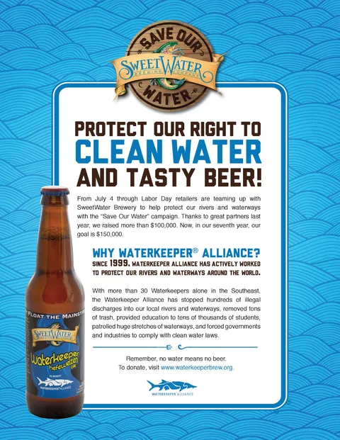 SweetWater Brewing Company: Sell Sheet & Swag (1 of 2)