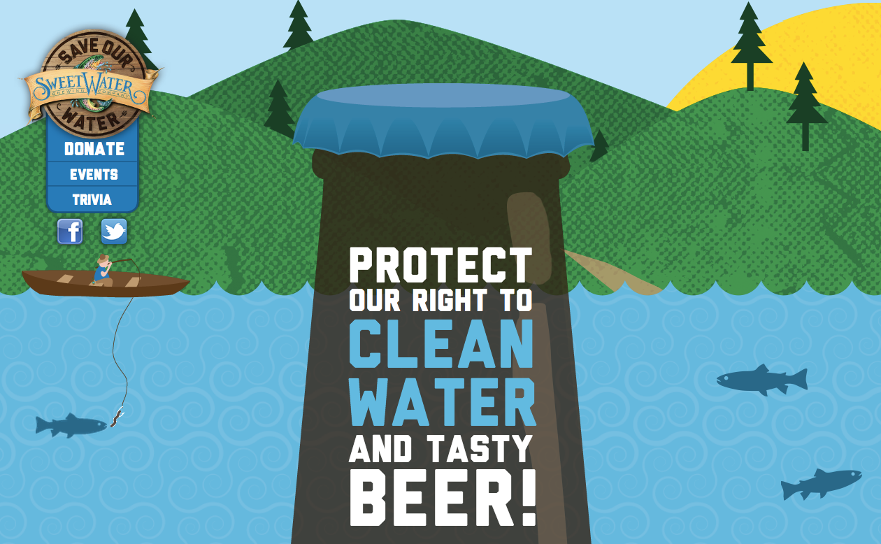 SweetWater Brewing Company, #SaveOurWater Campaign Site