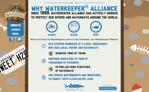 SweetWater Brewing Company: #SaveOurWater Campaign Site (3 of 4)