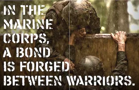 United States Marine Corps: 6-Spread Story Featured In Game Program (2 of 6)